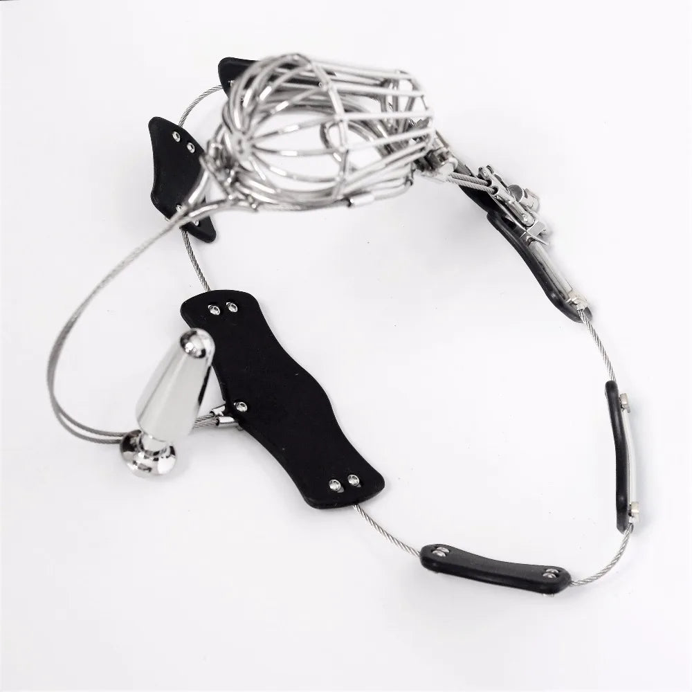 Adjustable Size Male Chastity Belt