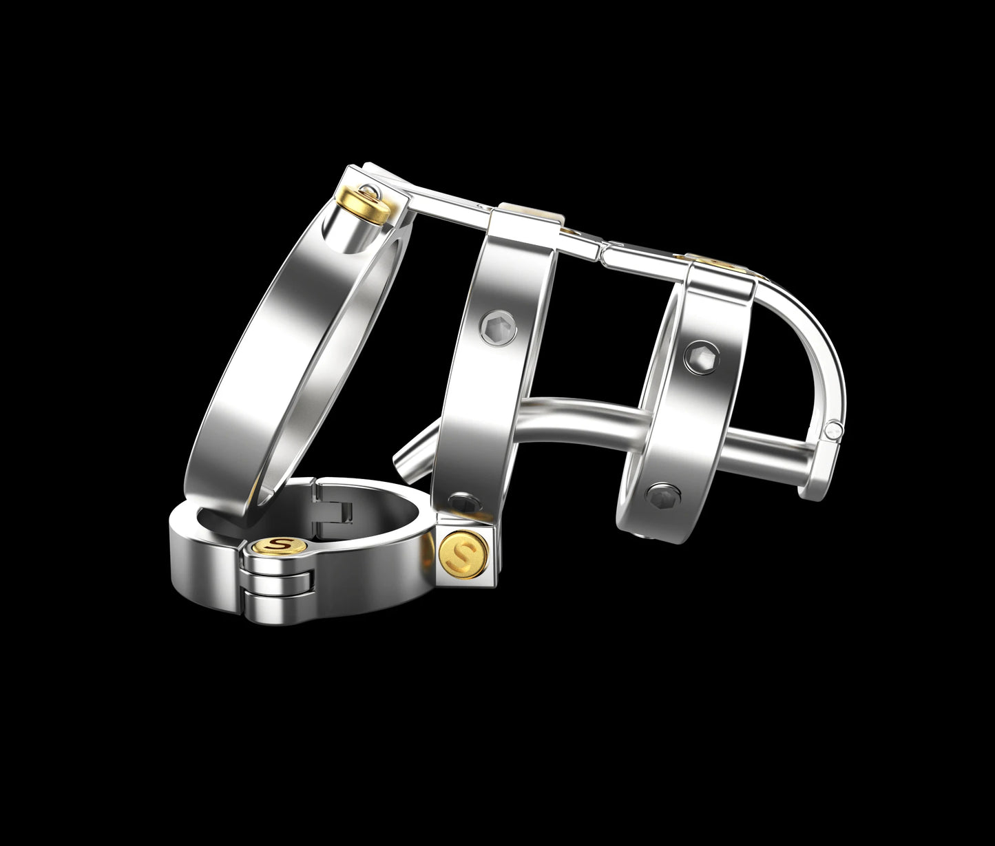 Sadism Double Lock Male Chastity Device