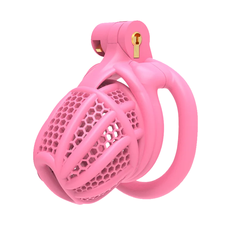 3D Printed Bee-hive Male Chastity Cage
