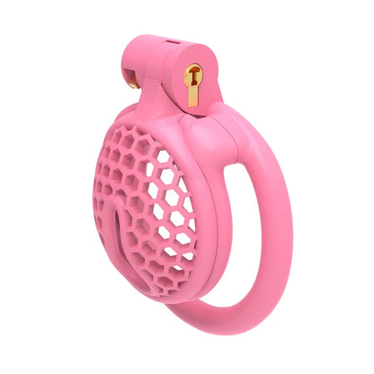 Mini Bee-hive Design Male Chastity Device