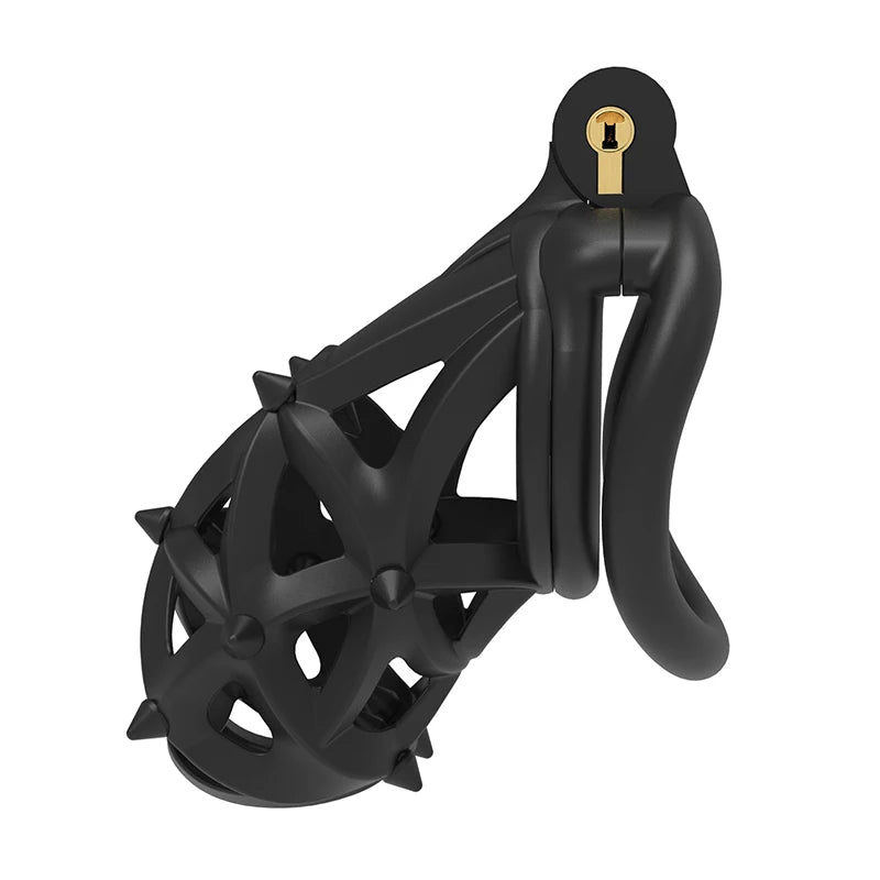 Diamond Cutting Soft Nails Cock Cage
