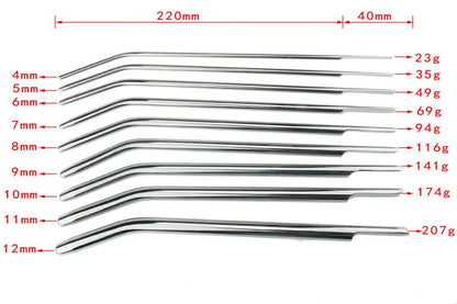 9 Size Stimulate Urethral Dilator Rod Plug