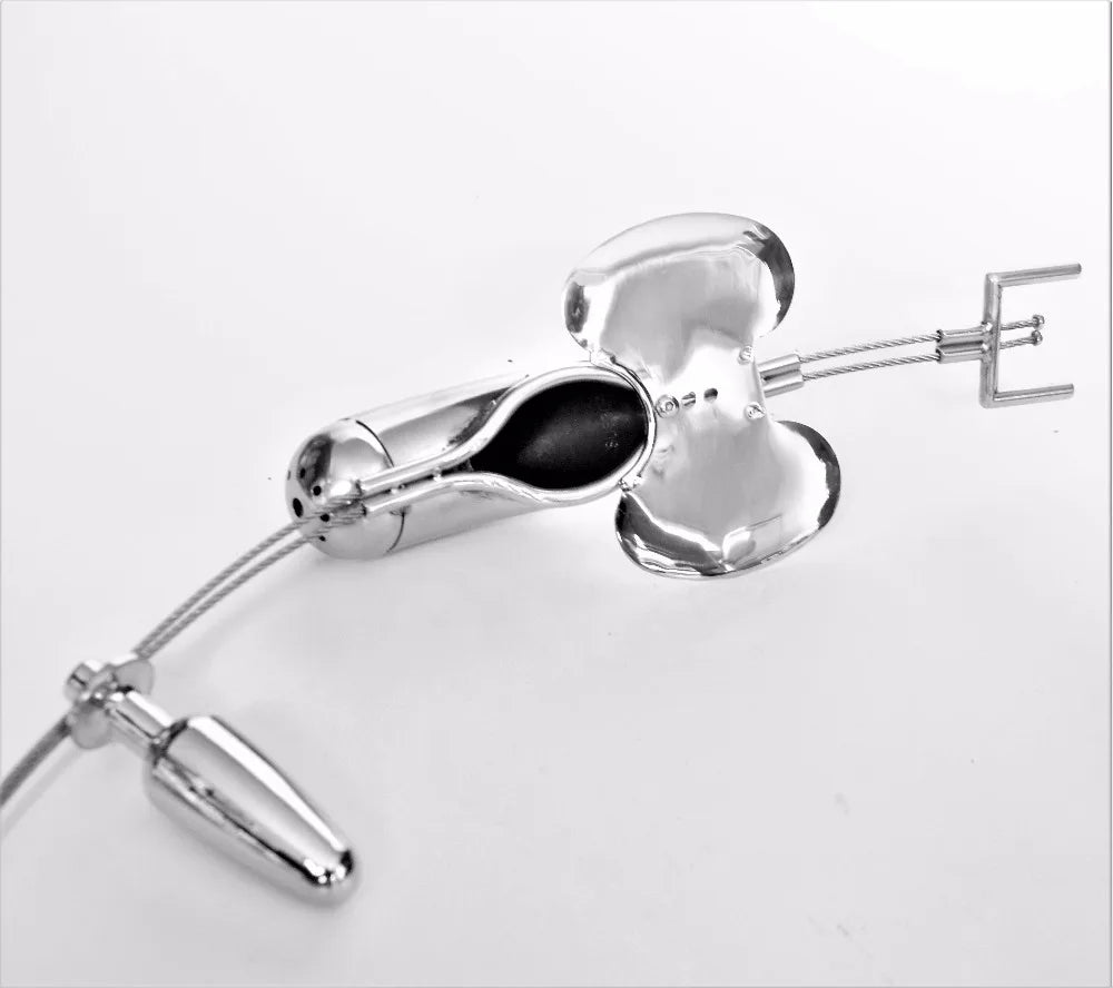 Adjustable Size Male T-type Chastity Belt
