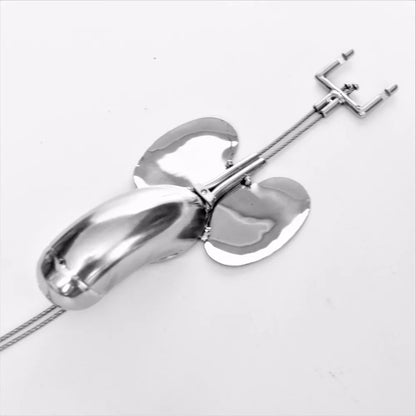 Adjustable Size Male T-type Chastity Belt