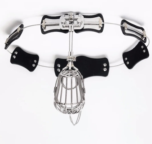 Adjustable Size Male Chastity Belt