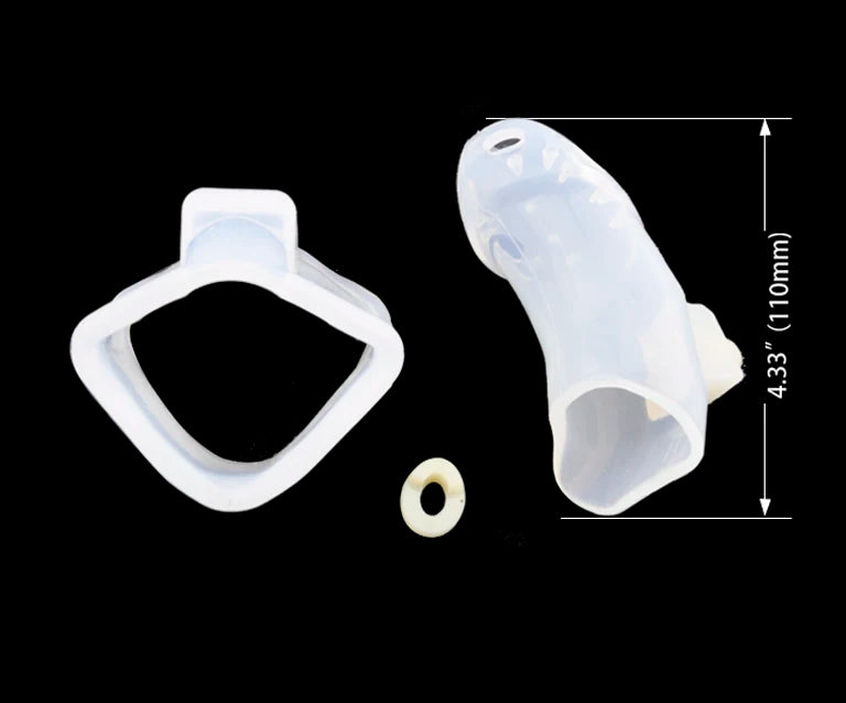 Barbed Massage Silicone Chastity Cage