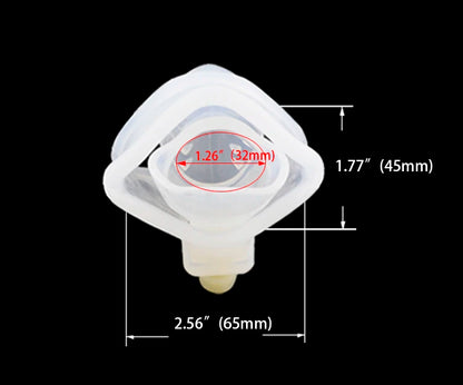 Barbed Massage Silicone Chastity Cage