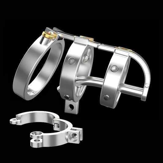 Sadism Double Lock Male Chastity Device