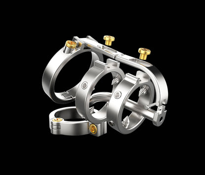 Sadism Double Lock Male Chastity Device