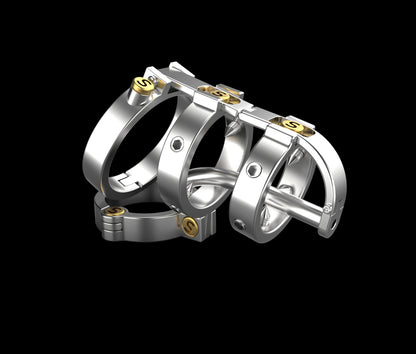 Sadism Double Lock Male Chastity Device