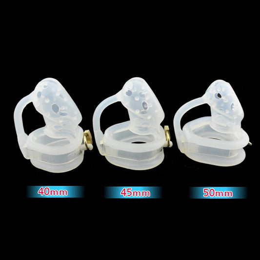 Barbed Massage Silicone Chastity Device