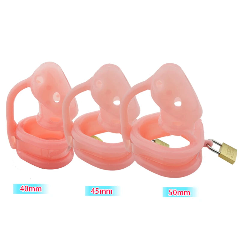 Barbed Massage Silicone Chastity Device