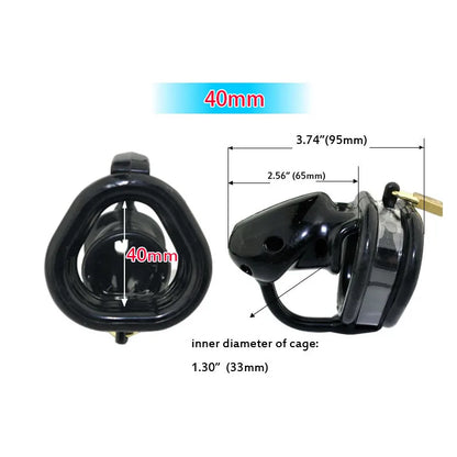 Barbed Massage Silicone Chastity Device