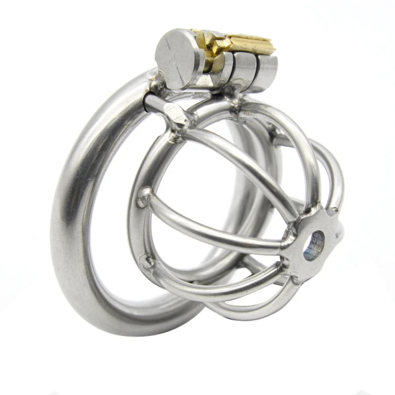 Cock Cage with catheter Penis Lock