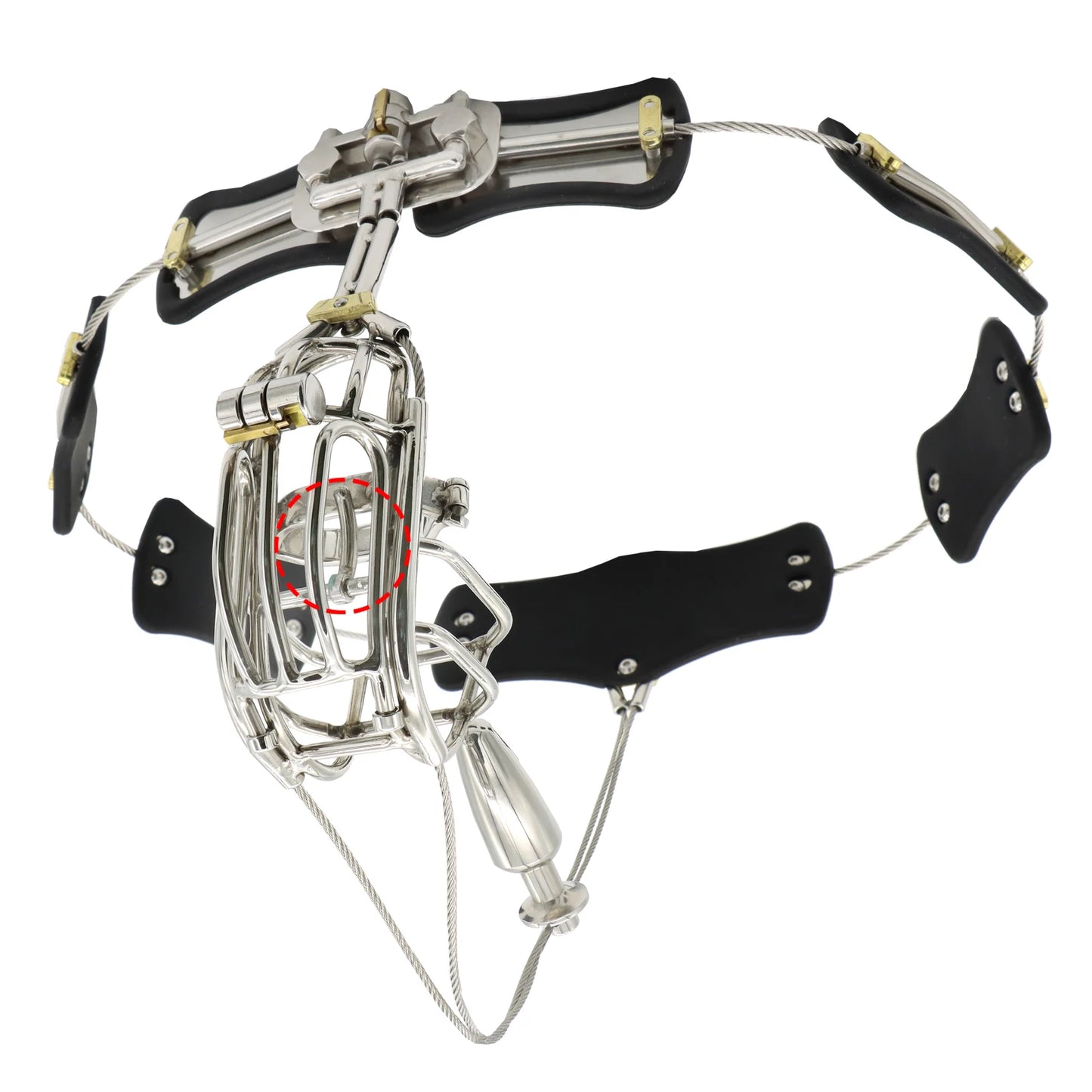 Clip Cage Male Chastity Belt