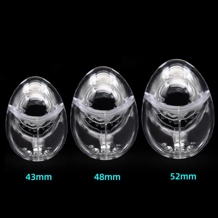 Eggshell Fully Encircled Chastity Cage