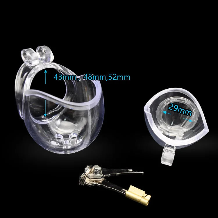 Eggshell Fully Encircled Chastity Cage