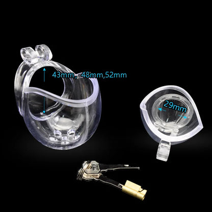 Eggshell Fully Encircled Chastity Cage