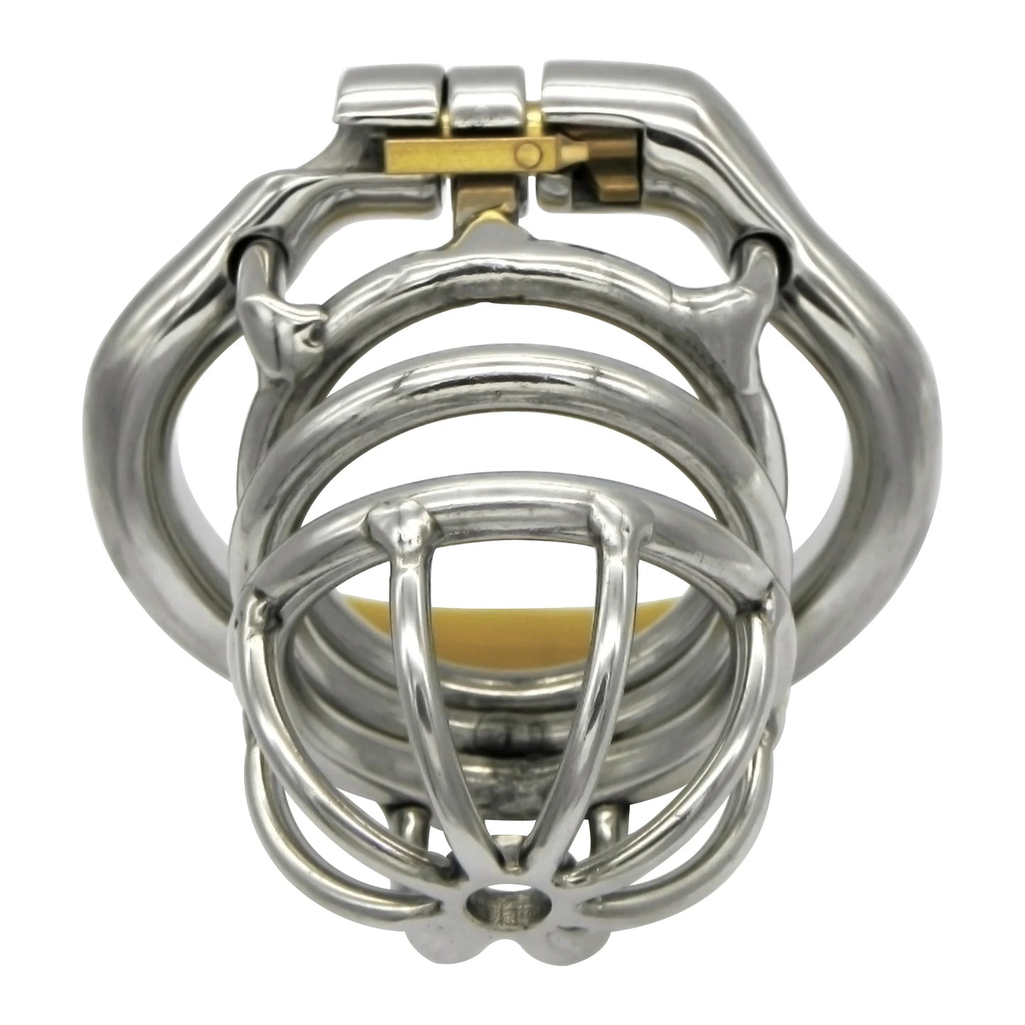 Hinge Ring Chastity Device Cock Cage S054