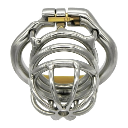 Hinge Ring Chastity Device Cock Cage S054
