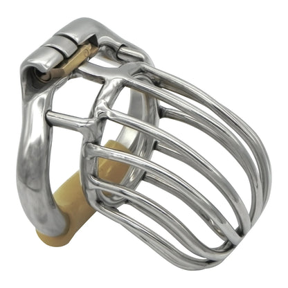 Hinge Ring Stealth Lock Chastity Cage S095