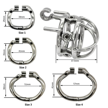 Spiked Chastity Cage Penis Lock S072