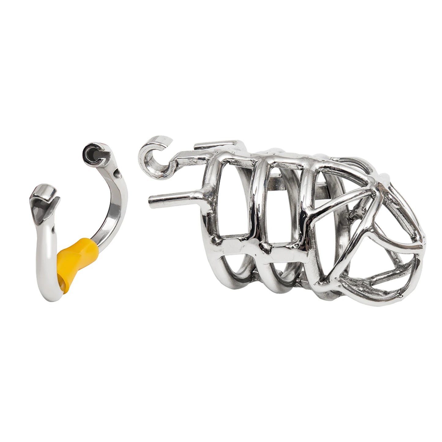 Hinge Ring Chastity Cage Penis Lock S064