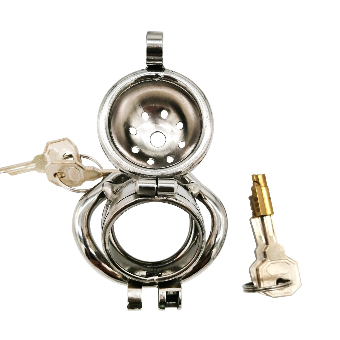 Hinge Ring Stealth Lock Male Chastity Cage