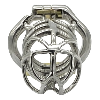 Hinge Ring Chastity Cage Penis Lock S064