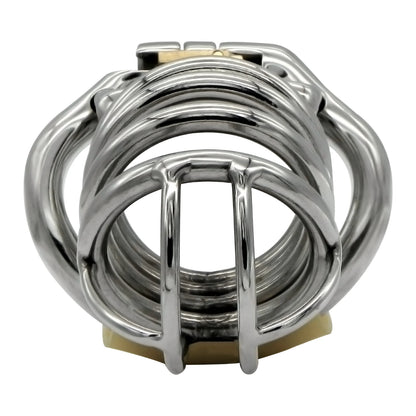 Hinge Ring Stealth Lock Chastity Cage S050