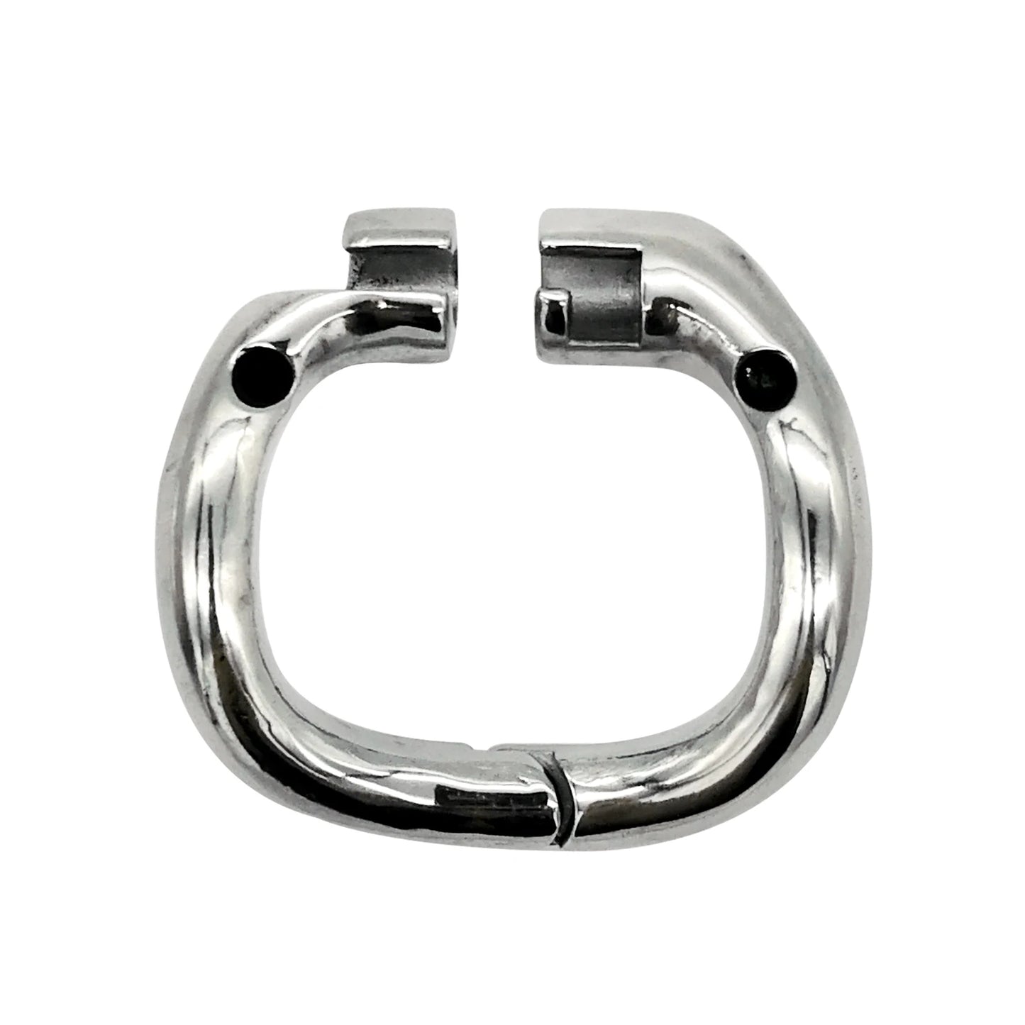 Flat Cage Stainless Steel Male Chastity Device, Super Small Cock Cage, Anti-Off Penis Ring Lock, Stealth Lock Chastity Belt