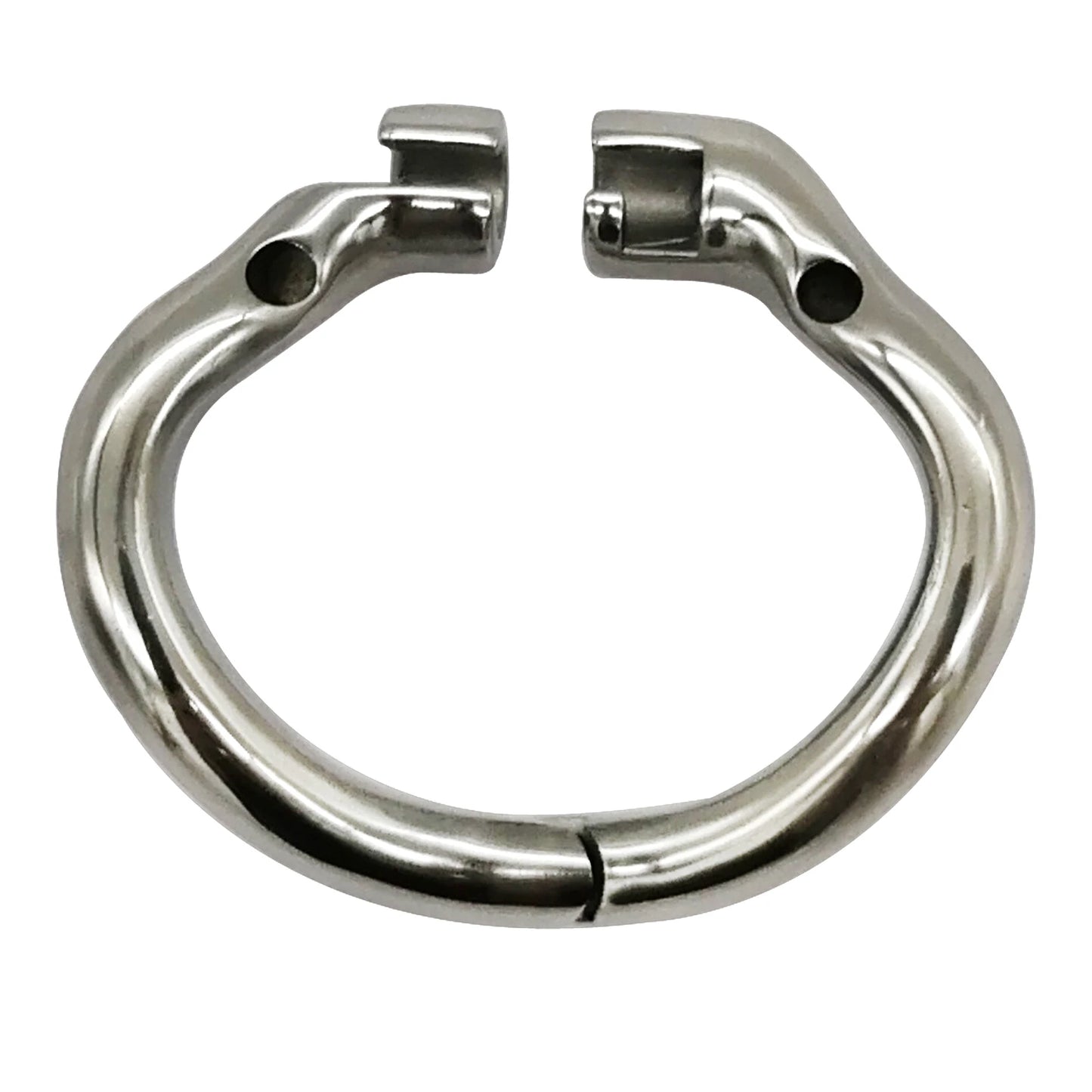 Flat Cage Stainless Steel Male Chastity Device, Super Small Cock Cage, Anti-Off Penis Ring Lock, Stealth Lock Chastity Belt