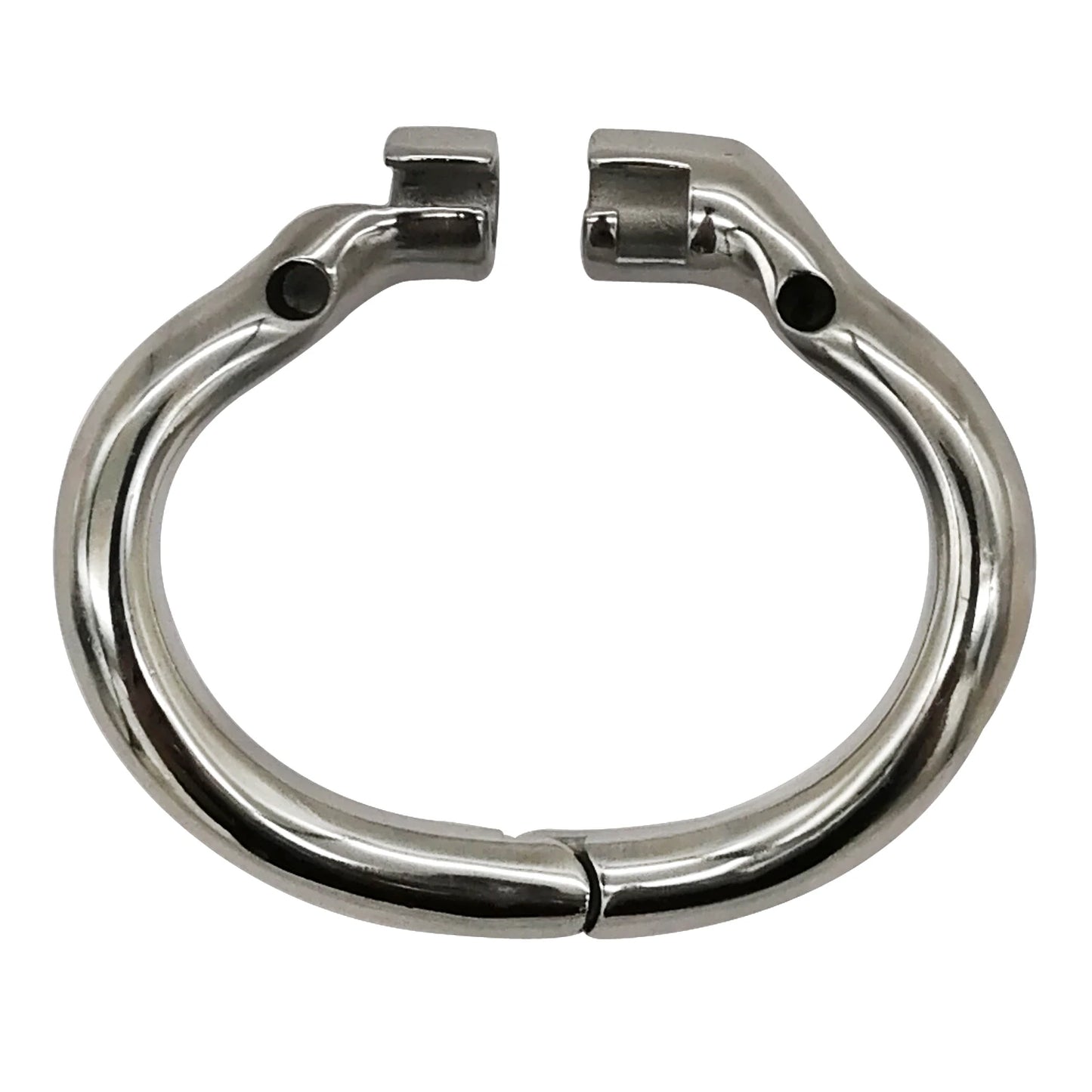 Flat Cage Stainless Steel Male Chastity Device, Super Small Cock Cage, Anti-Off Penis Ring Lock, Stealth Lock Chastity Belt