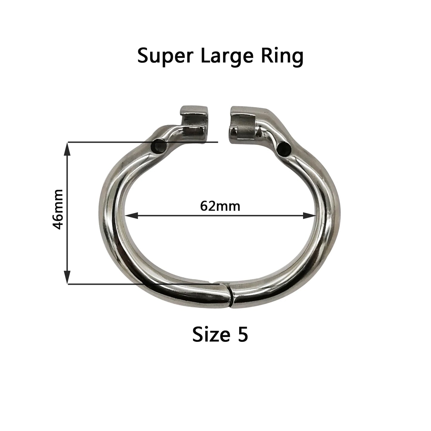 Flat Cage Stainless Steel Male Chastity Device, Super Small Cock Cage, Anti-Off Penis Ring Lock, Stealth Lock Chastity Belt