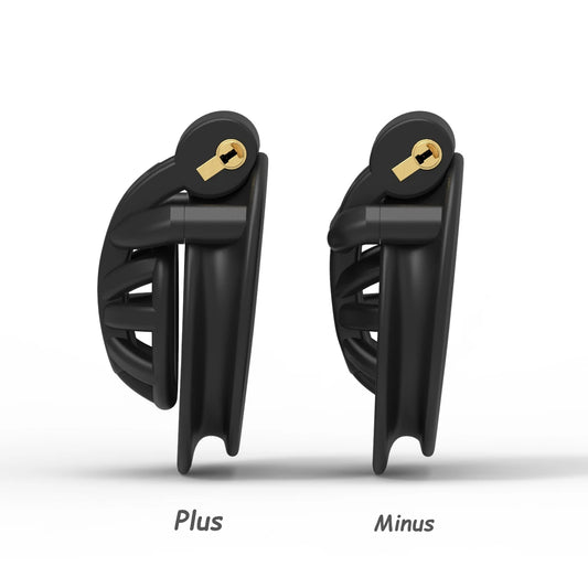 Minus/Plus Double-Arc Chastity Cage A521