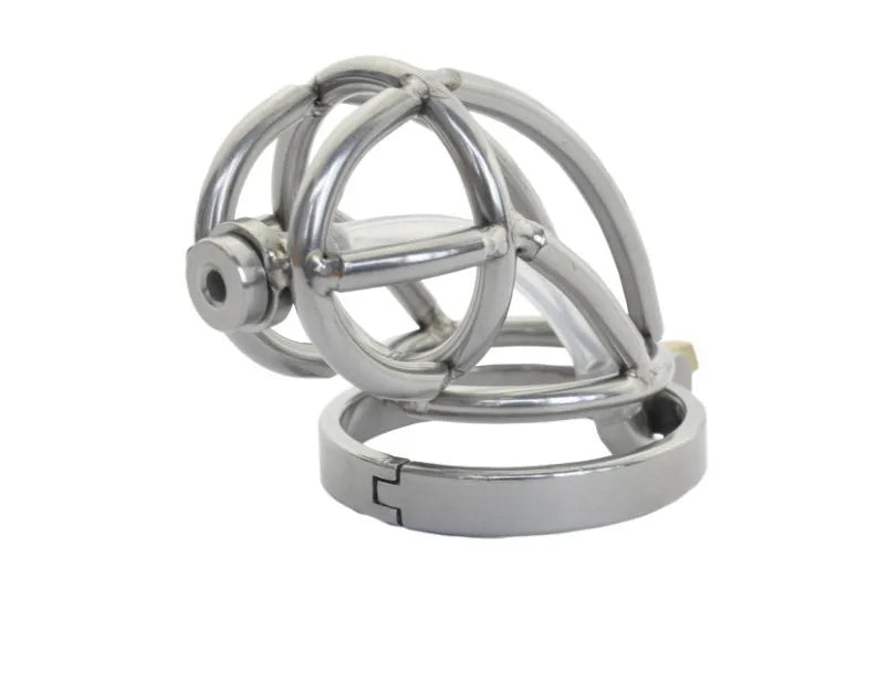 Chastity Cage with Catheter Penis Lock