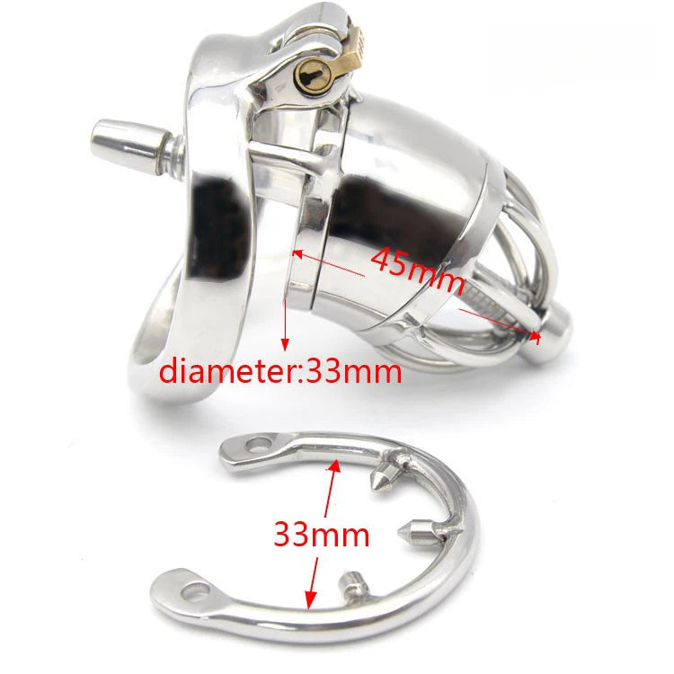 Happygo Chastity Device Urethral Catheter Anti-Shedding