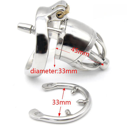 Happygo Chastity Device Urethral Catheter Anti-Shedding