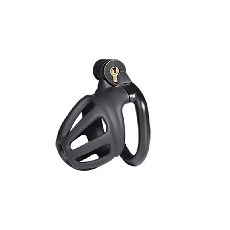 High Density Resin Ergonomically curved ring Chastity Device, Cobra Cock Cage With 4 Size Penis Ring, Chastity Belt, Penis lock