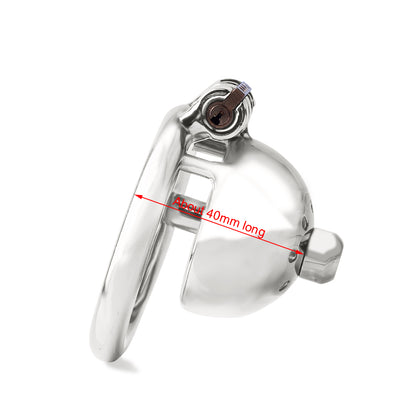 Small Cock Cage Chastity Device With Catheter