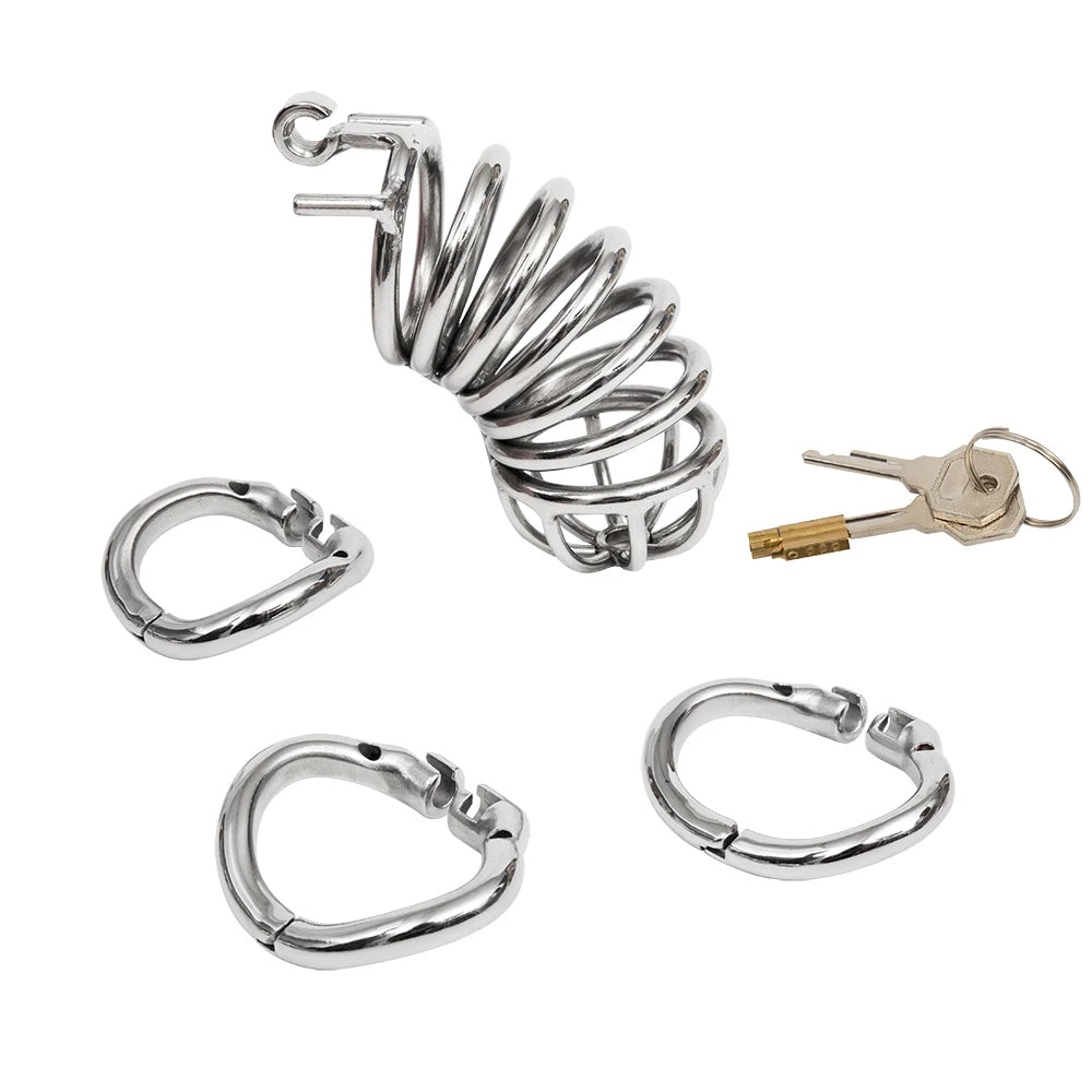 Include 3 Rings Chastity Cage Chastity Lock