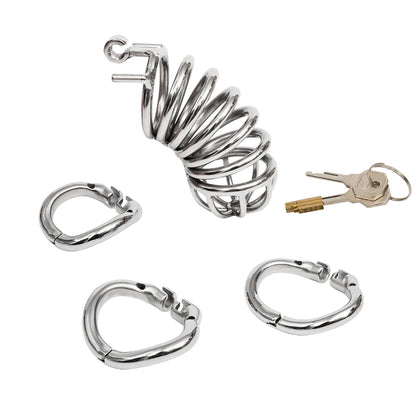 Include 3 Rings Chastity Cage Chastity Lock