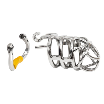 Include 3 Base Rings Chastity Cage
