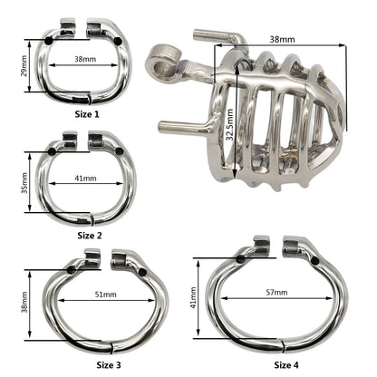 Chastity Device Cock Cage Penis Ring Lock