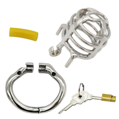 Chastity Device Cock Cage Penis Ring Lock