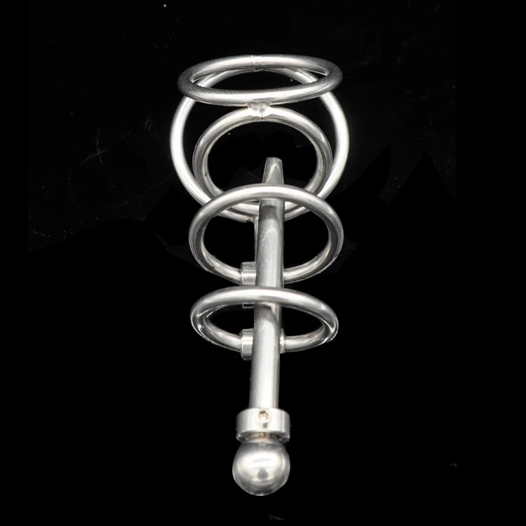 Chastity Device with Catheter Penis Lock