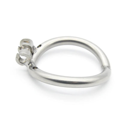 Curved Arc Base Ring Chastity Cage