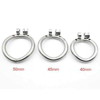 Curved Arc Base Ring Chastity Cage