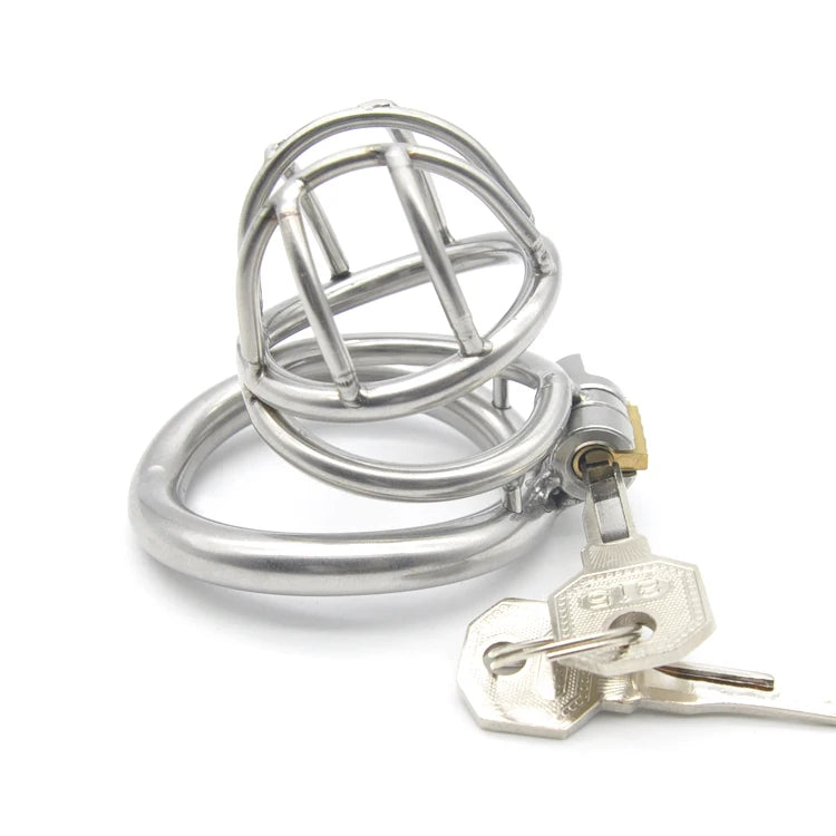 Curved Arc Base Ring Chastity Cage
