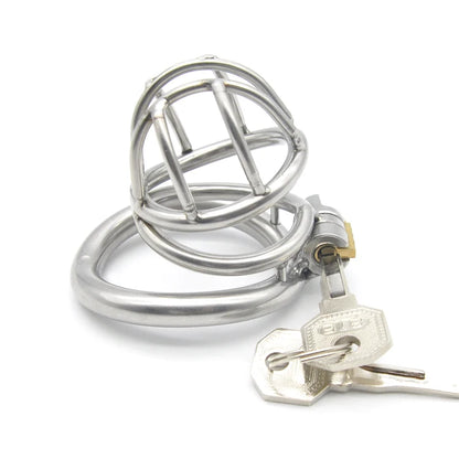 Curved Arc Base Ring Chastity Cage